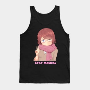 Stay Magical Anime Design Tank Top